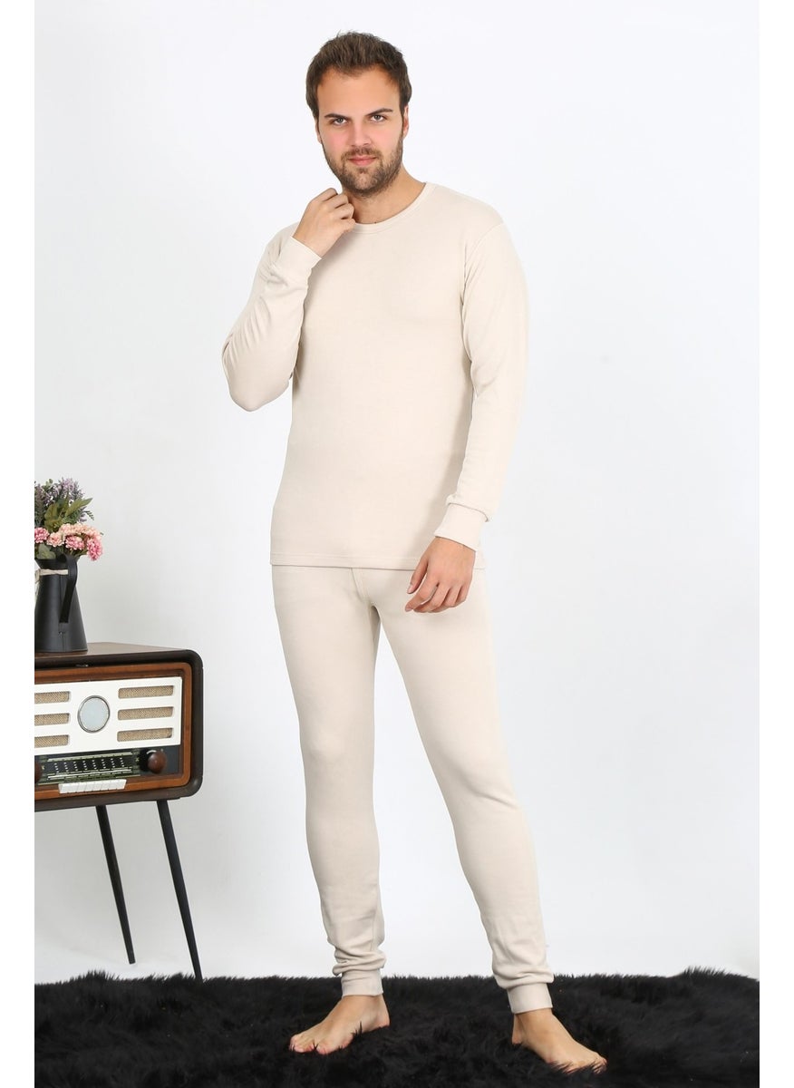Men's Cotton Cream Underwear Set 19103