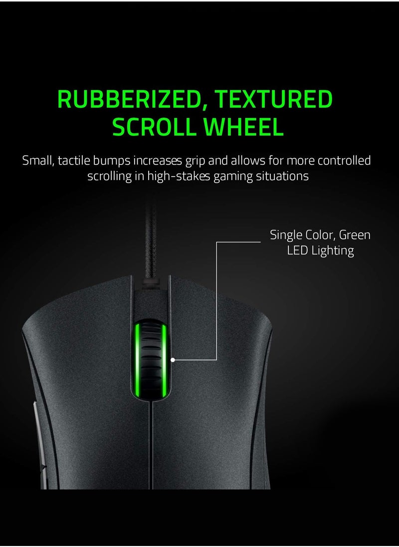 2Packs High-Performance Gaming Mouse – Precision Optical Sensor, Ergonomic Design, and Customizable Buttons - Black Color