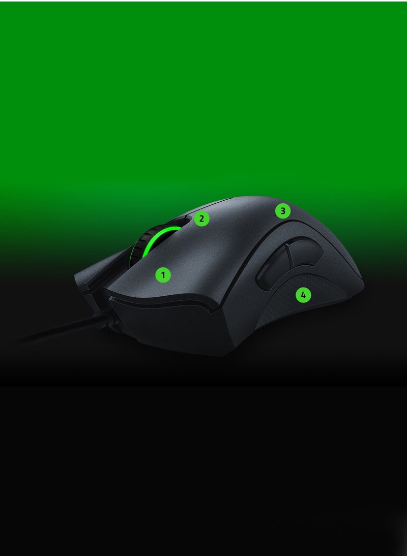 2Packs High-Performance Gaming Mouse – Precision Optical Sensor, Ergonomic Design, and Customizable Buttons - Black Color
