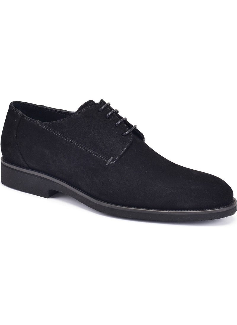 Black Casual Lace-Up Men's Shoes -12453-