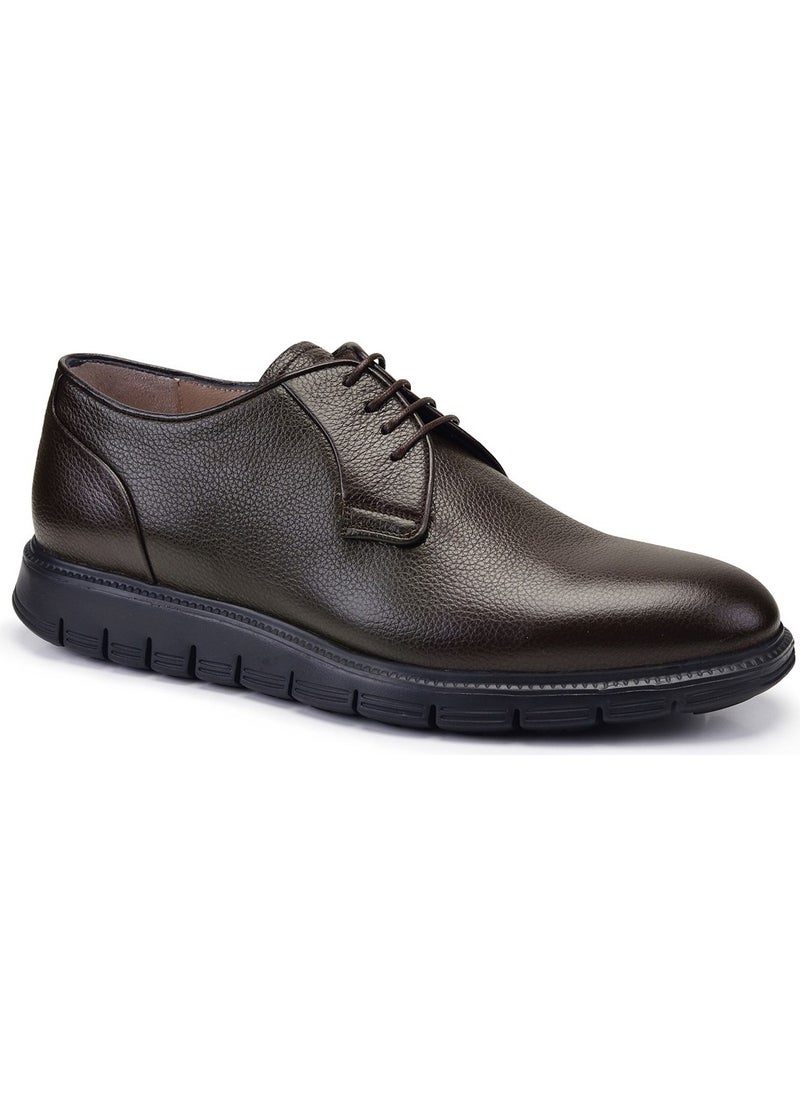 Brown Casual Lace-Up Men's Shoes -94231-