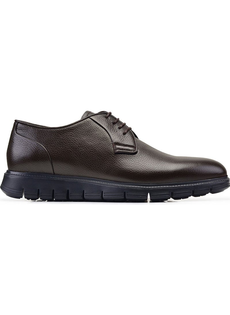 Brown Casual Lace-Up Men's Shoes -94231-