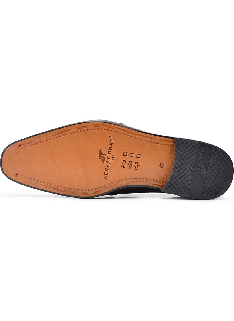 Black Patent Leather Classic Laced Leather Men's Shoes -02701-