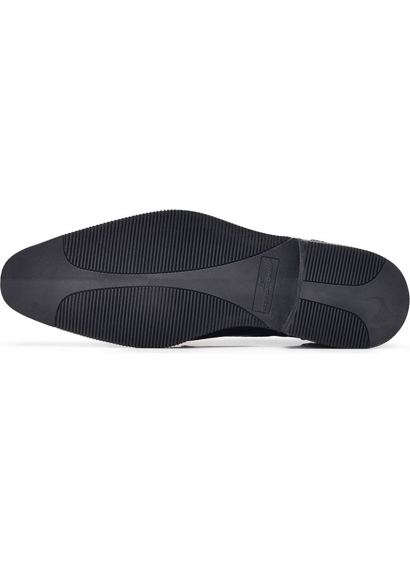 Black Casual Loafer Men's Shoes -8115-