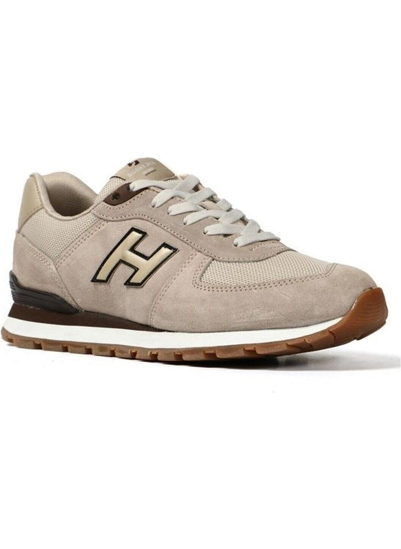 Peru Men's Sports Shoes 19250 Beige Akel Brown V25