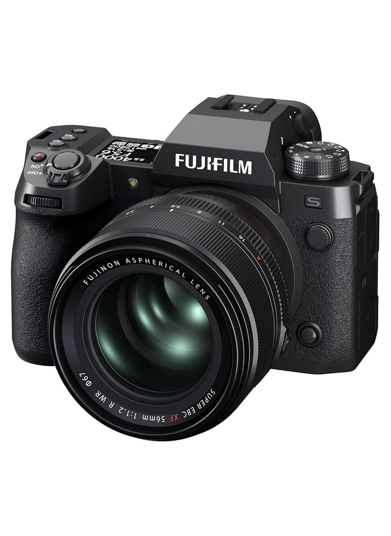 FUJINON XF56mmF1.2 R WR Lens – Ultra-Fast f/1.2 Portrait Prime for Fujifilm X-Mount | Weather-Resistant, Edge-to-Edge Sharpness, Professional Bokeh