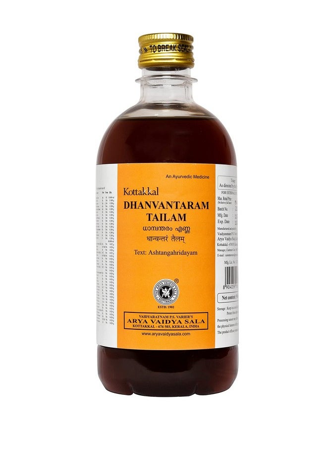 ® Dhanvantaram Tailam - 500 Ml, Enriched With Goodness Of Herbal Ingredients