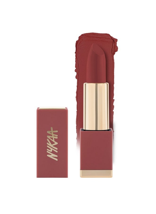 Nude Brown Matte Luxe Lipstick (Jager Bomb) For Velvel Matte Finish|High Pigmente Colour|Lightwear|Easy Application (4.8 Gm).
