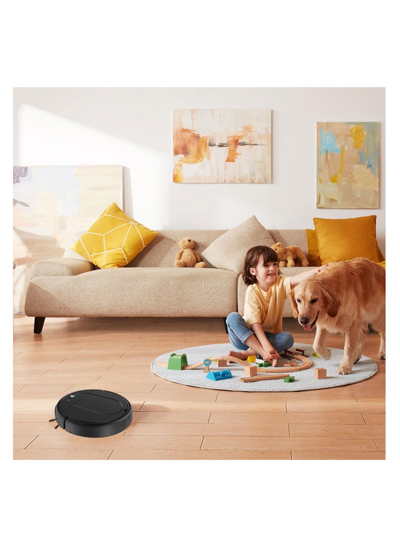 Mopping Robot Vacuum Cleaner, 4500PA Suction Vacuum Sweeping Robot Recha rgeable Smart Vacuum Cleaner Robot Quiet Operation Auto Vacuum Cleaner Multifunctional for Daily Cleaning