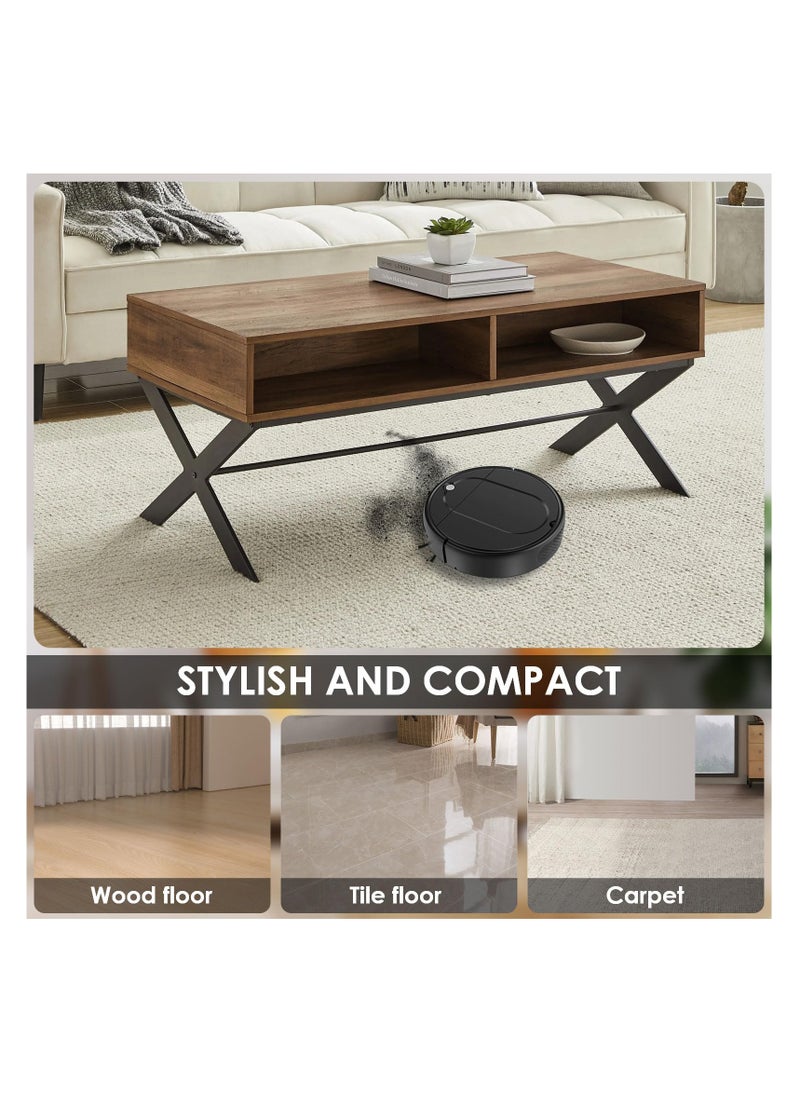 Mopping Robot Vacuum Cleaner, 4500PA Suction Vacuum Sweeping Robot Recha rgeable Smart Vacuum Cleaner Robot Quiet Operation Auto Vacuum Cleaner Multifunctional for Daily Cleaning
