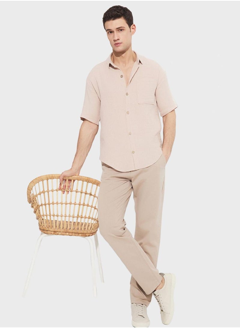 Essential Straight Fit Trousers