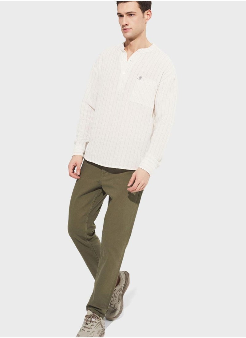 Essential Straight Fit Trousers