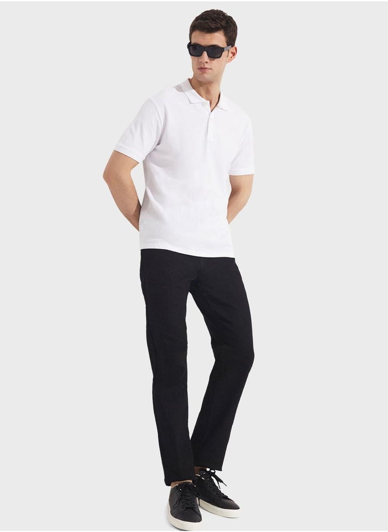 Essential Straight Fit Trousers