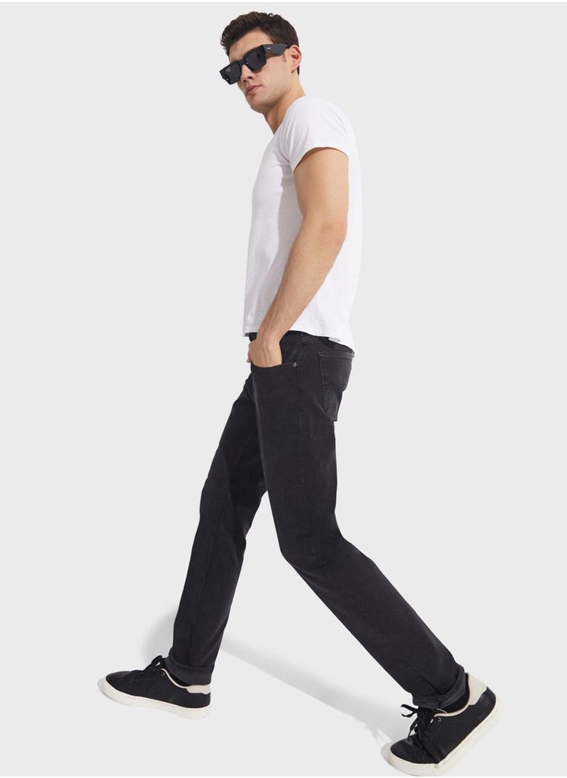 Essential Straight Fit Trousers