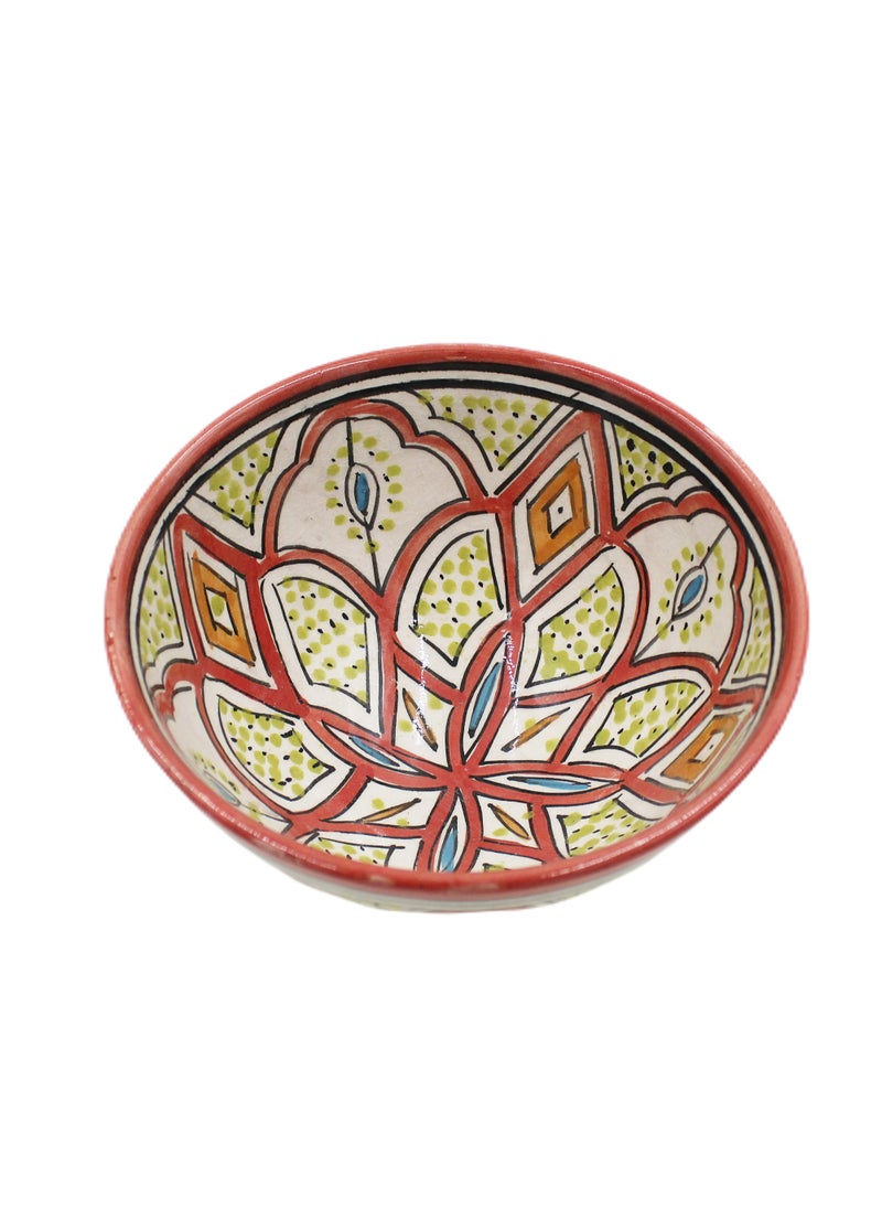 Moroccan Handmade Hand Painted Display Bowl 18 X 10 cm