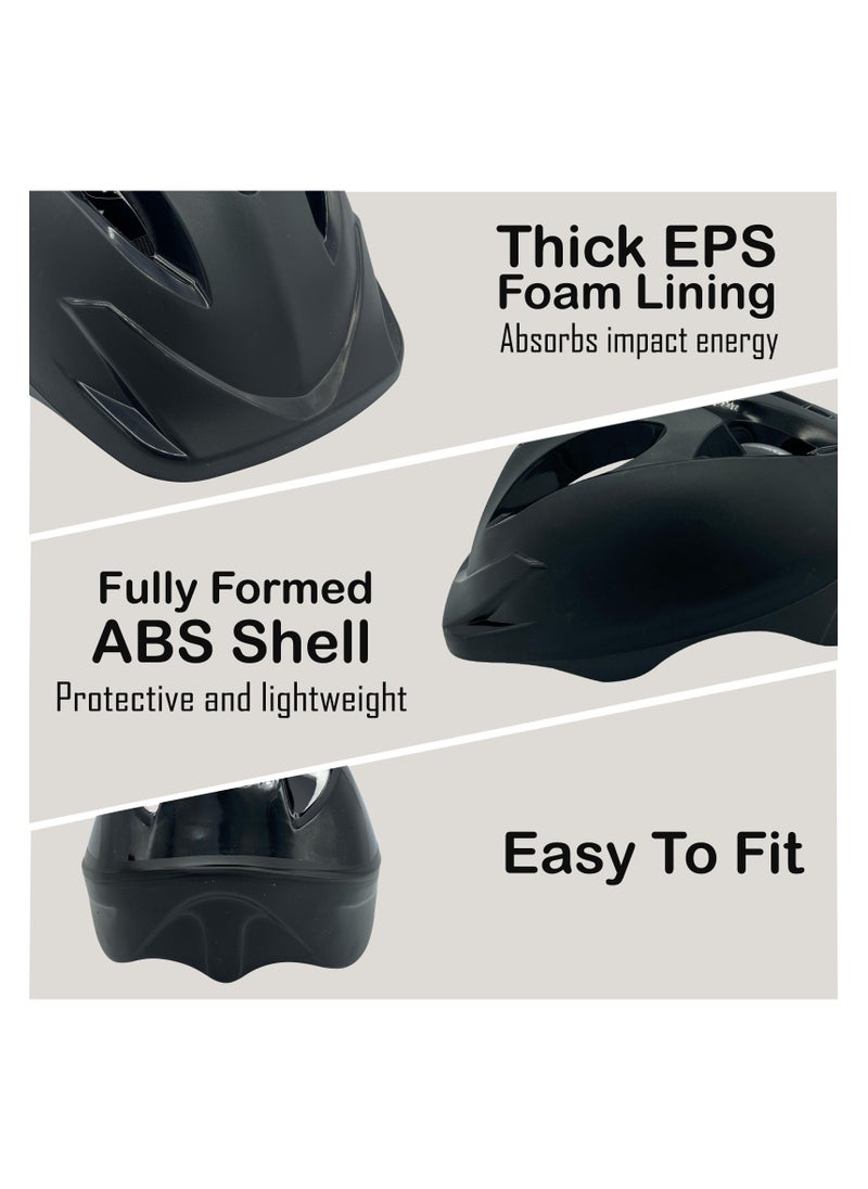 Kids Bike Helmet Set Skateboard Knee Pads Kids Hellmet Elbow Pads Wrist Guards Adjustable For 3-10 Years Girl Boy Kids Protective Gear Set For Sports Cycling Bike Roller Skating Scooter