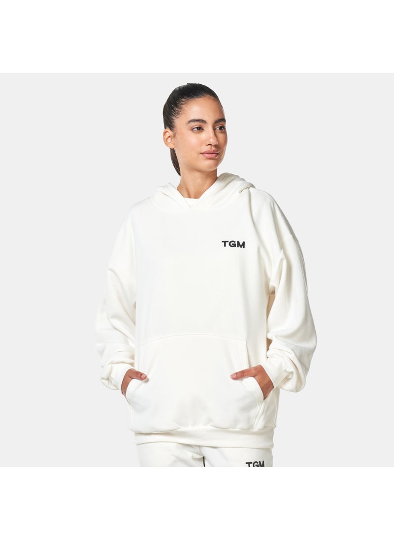 Lounge Logo Print Hoodie