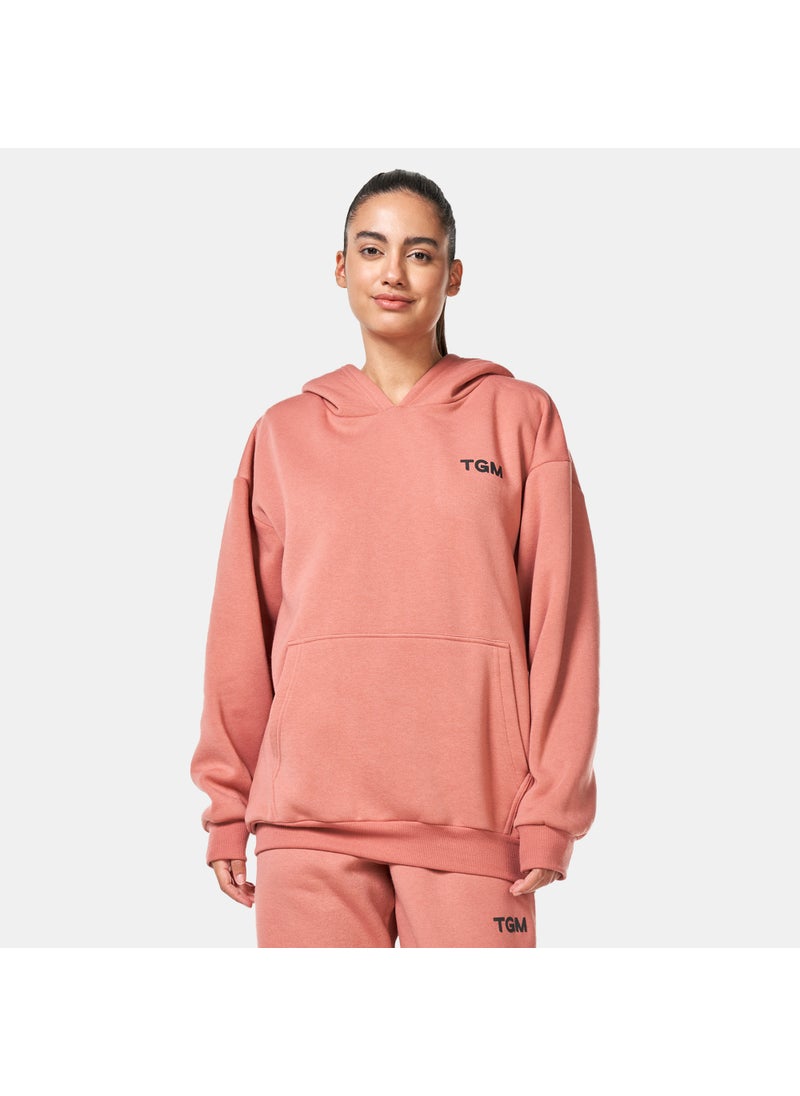 Lounge Logo Print Hoodie