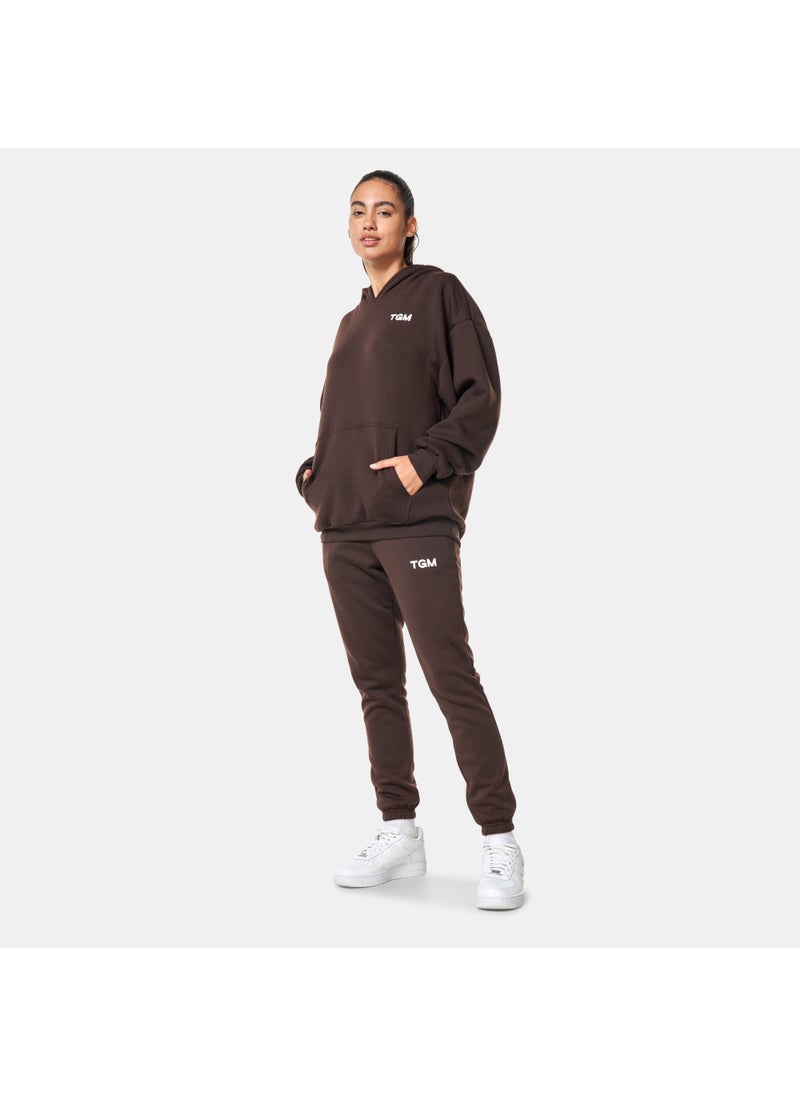 Lounge Logo Print Hoodie