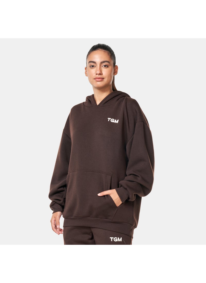 Lounge Logo Print Hoodie