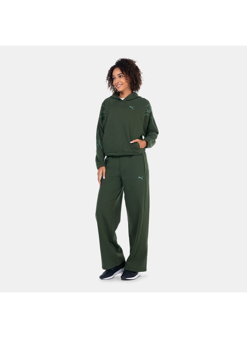 Women's Motion Cat Pullover Hoodie