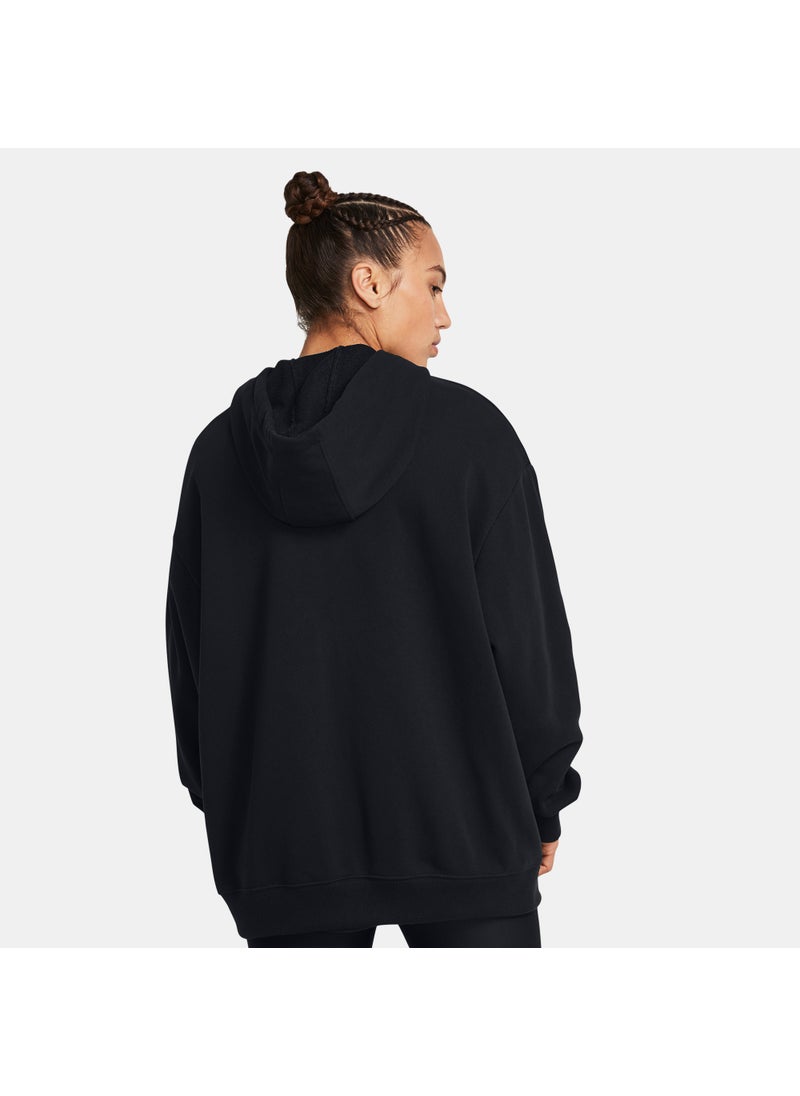 Women's Project Rock Logo Full-Zip Hoodie