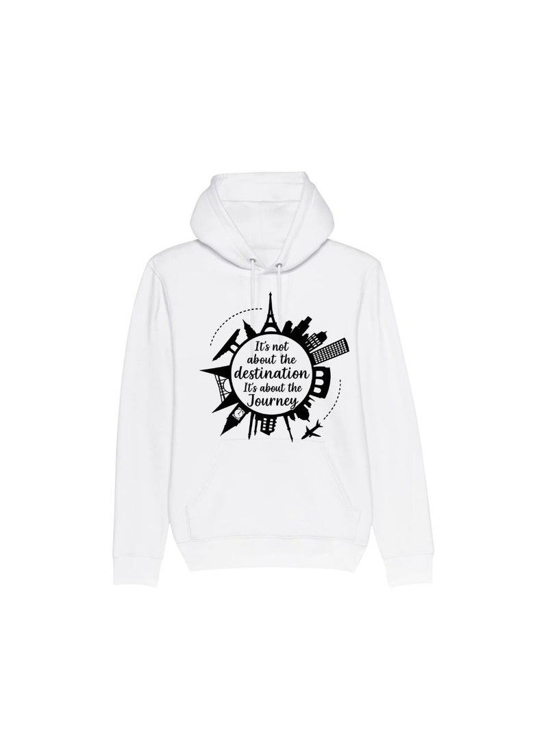 Traveller Hoodie For Men-Soft Cotton Pullover With Traveller Design-Long Sleeve With Drawstring And Pockets-Perfect For Travel,Hiking,Outdoor