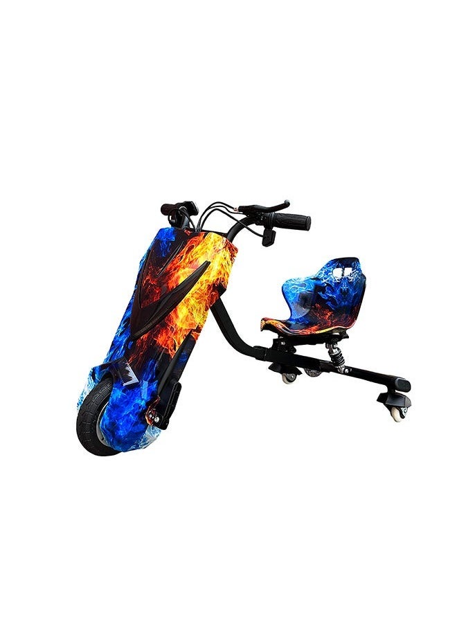 36V Kids Mini Electric Tricycle | Powerful driving toy with 8-inch front electric wheel, PU rear wheel and LED light | Adjustable speed | Perfect gift for boys and girls aged 8-14 | Fashionable colors