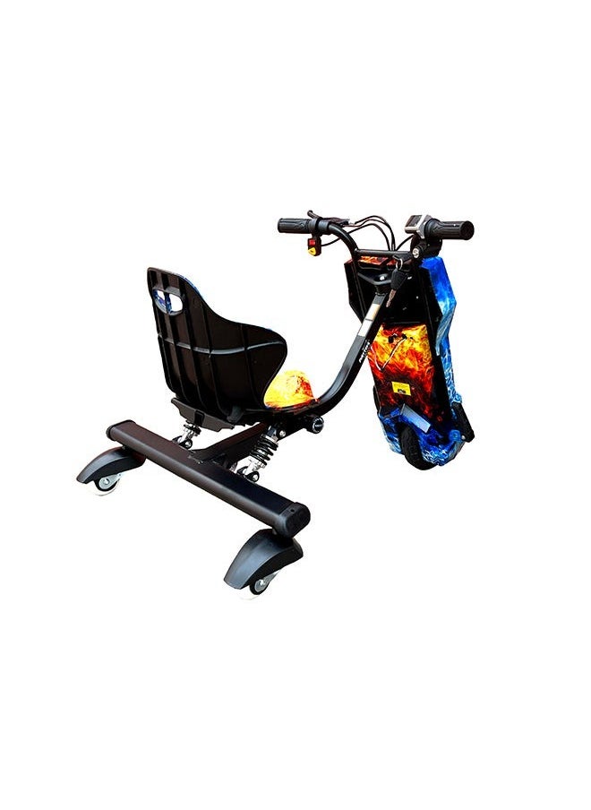 36V Kids Mini Electric Tricycle | Powerful driving toy with 8-inch front electric wheel, PU rear wheel and LED light | Adjustable speed | Perfect gift for boys and girls aged 8-14 | Fashionable colors