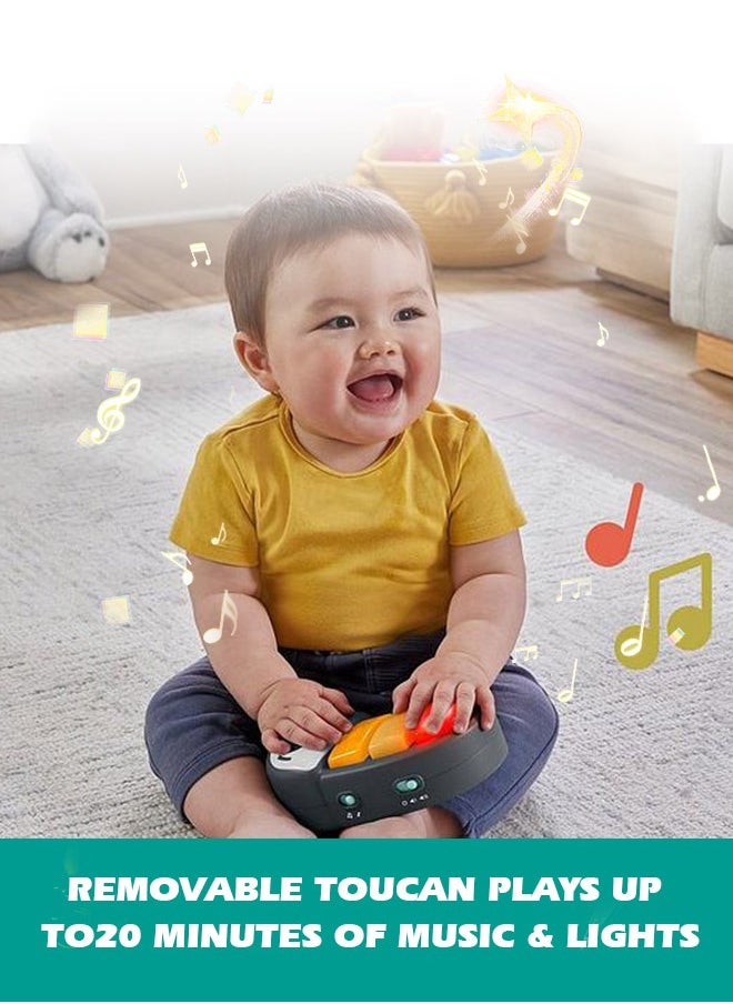Toddler Walker Jumper Jungle Animals Baby Activity Jumper with Music Lights Sounds and Developmental Toys