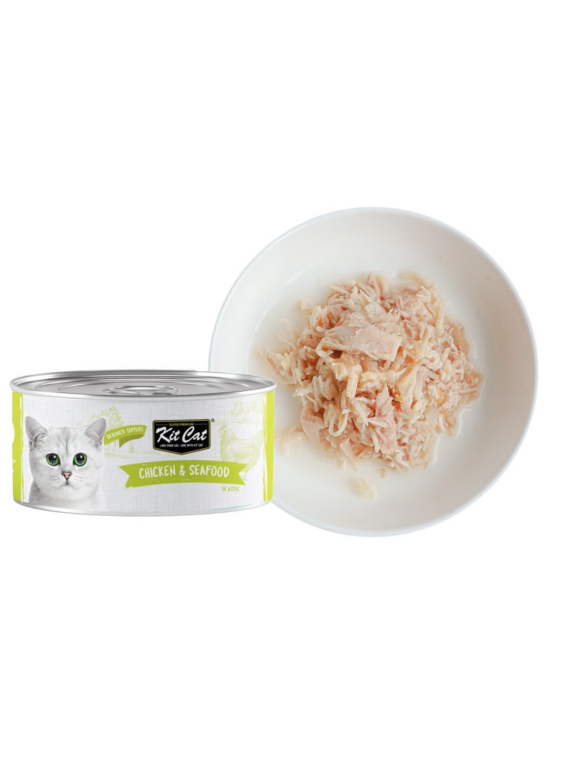 Kit Cat Chicken & Seafood 80g (1 Box -24pcs)