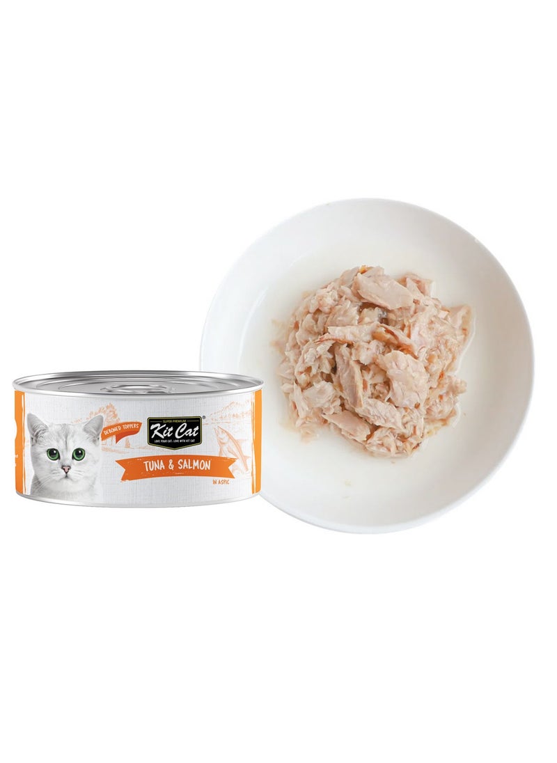 Kit Cat Tuna & Salmon 80g (1 Box -24pcs)