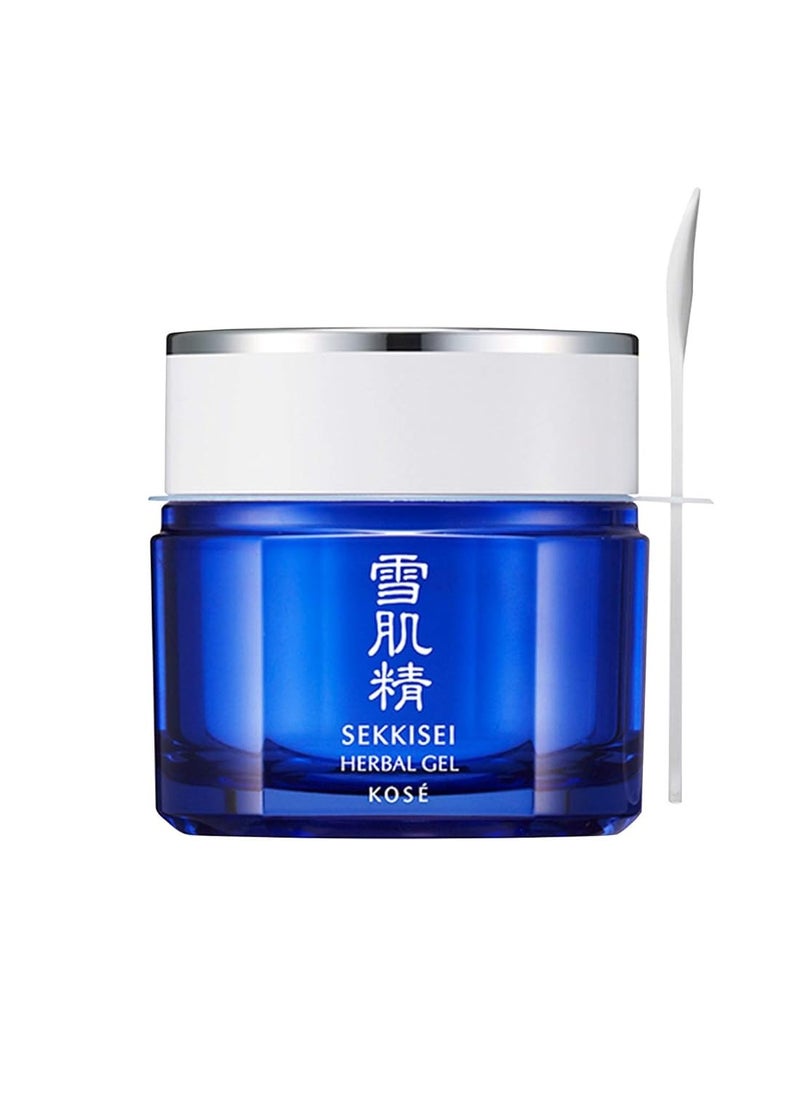SEKKISEI Herbal Gel, Multi-Purpose 6 in1 benefits Hydrating Gel Moisturizer & Mask, 2.8 Ounce