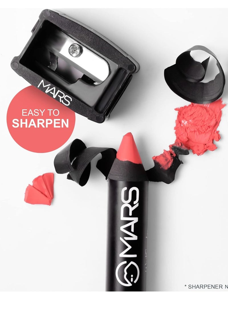MARS Long Lasting Crayon Lipstick up to 12 Hours Stay 3.5 gm 01 Am Strong