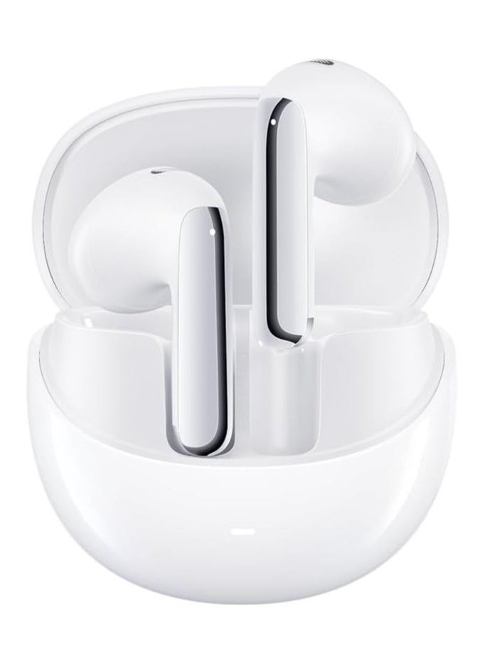 Wireless Earbuds LDAC Hi-Res Sound Bluetooth Earphones Adaptive Noise Canceling Earbuds 30H Playtime Multipoint Connection 6 Mics ENC Calls App Customize EQ(white)
