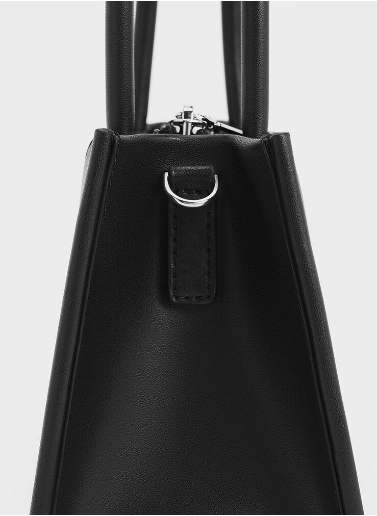 Mini Daylla Tote Bag & Crossbody Bag - Black