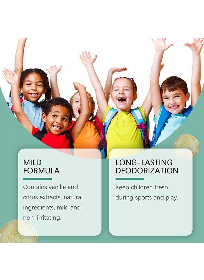 Kids Deodorant ,for Kids & Teens, Aluminum Free, Alcohol-Free, Paraben Free, 24 Hr Odor Protection, Clean Fresh Scent, Kids & Tweens, Hypoallergenic Deodorant 50ml