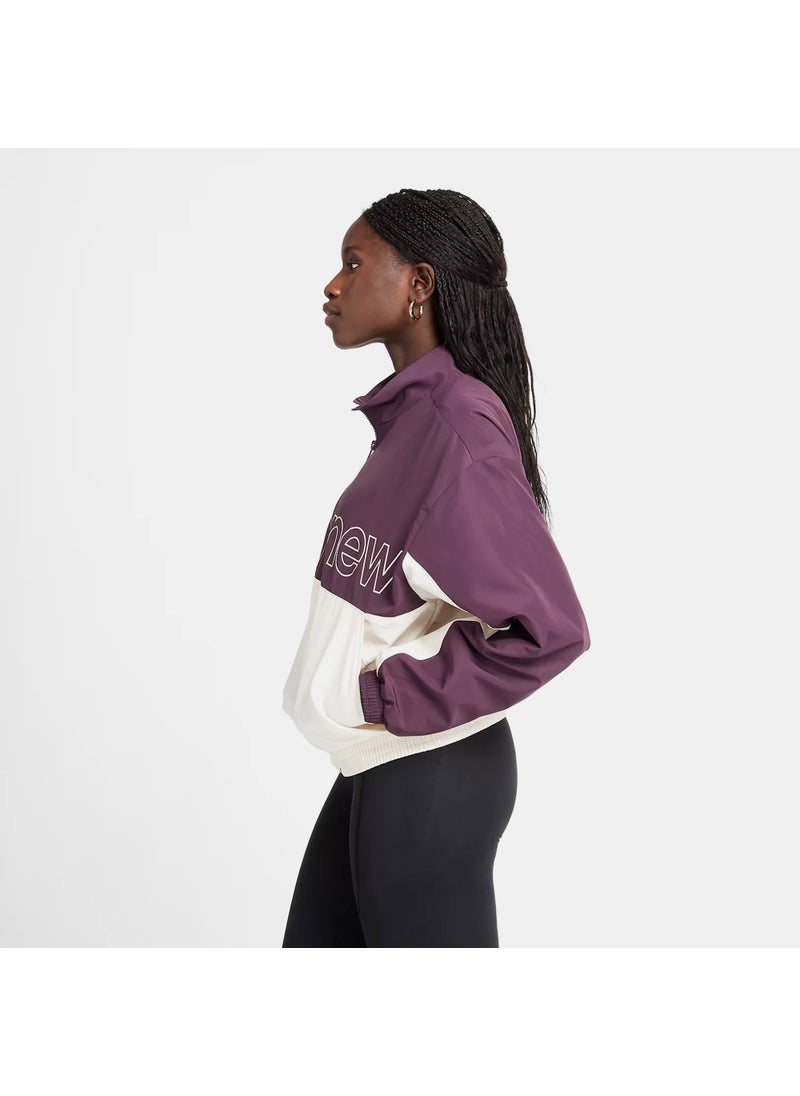 Women's Colourblock Graphic Jacket