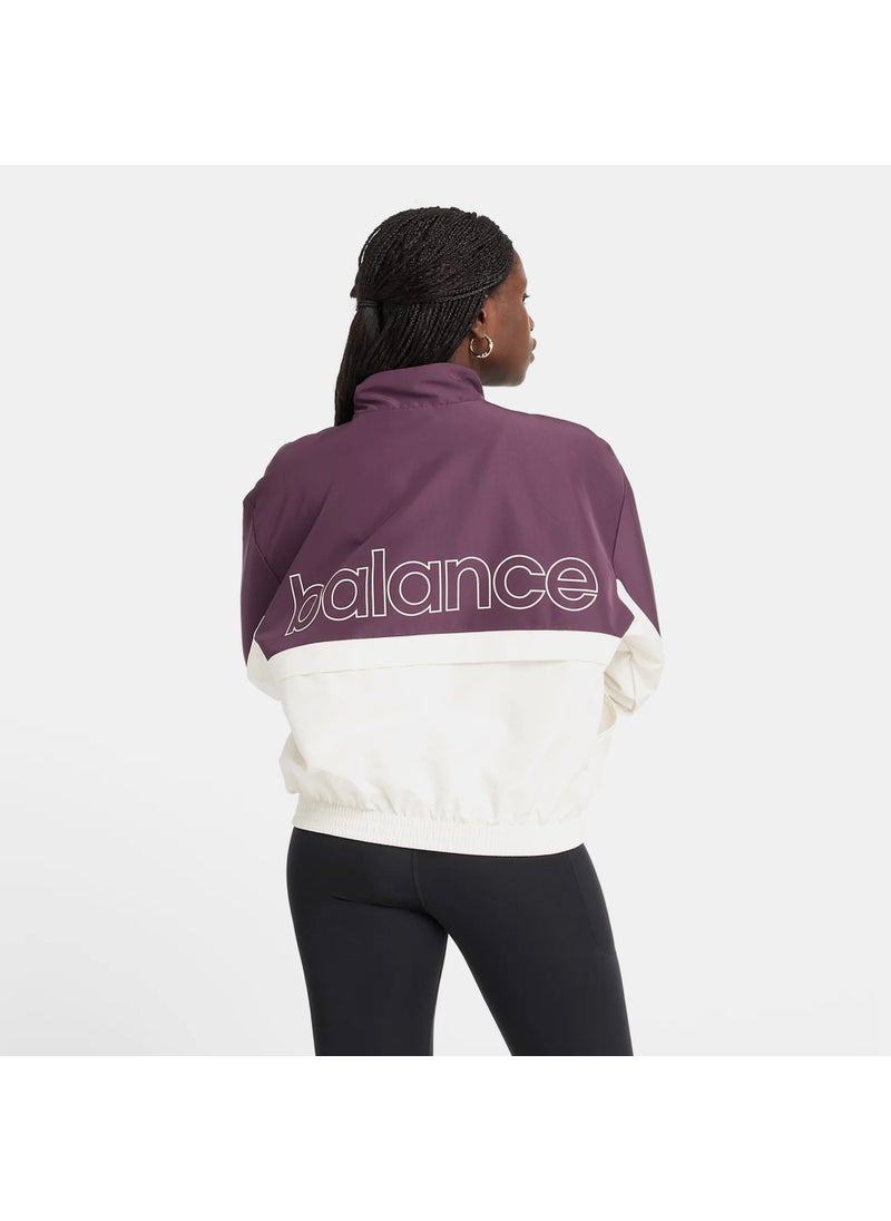Women's Colourblock Graphic Jacket
