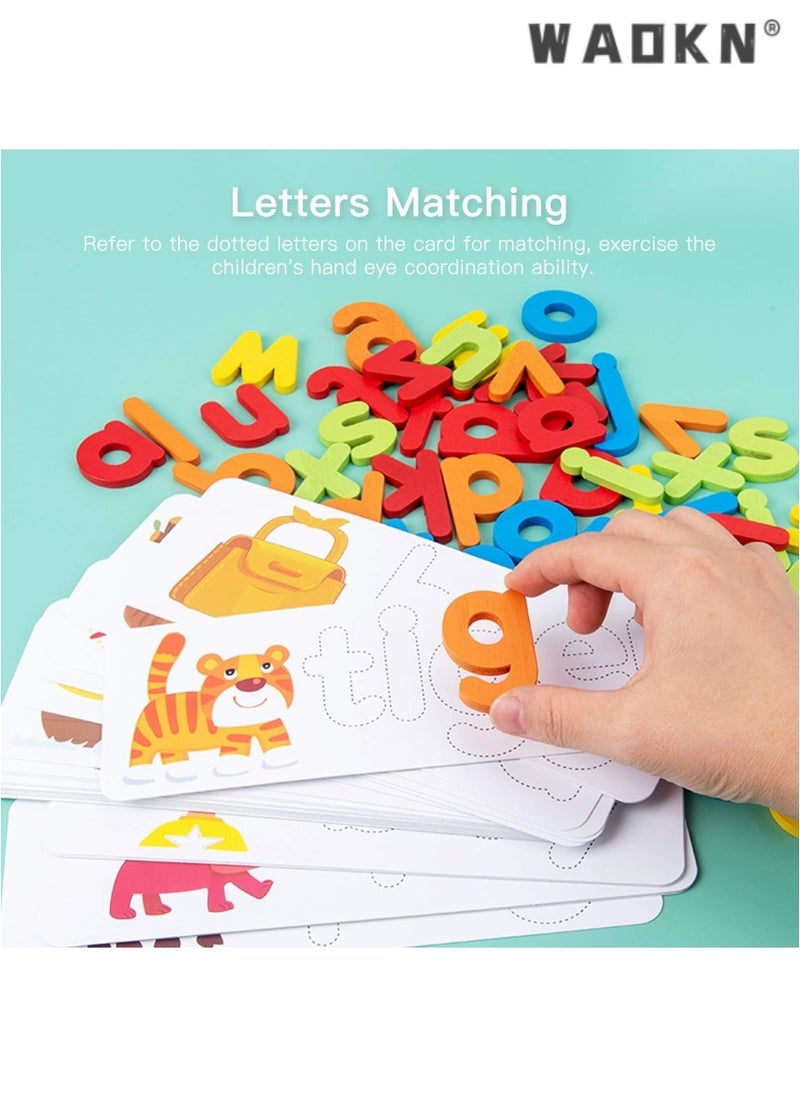 Children's Enlightenment English Word Spelling Game, Word Spelling Toys , Puzzle Classic Parent-Child Game, Kids Spelling Letter Words Family Games