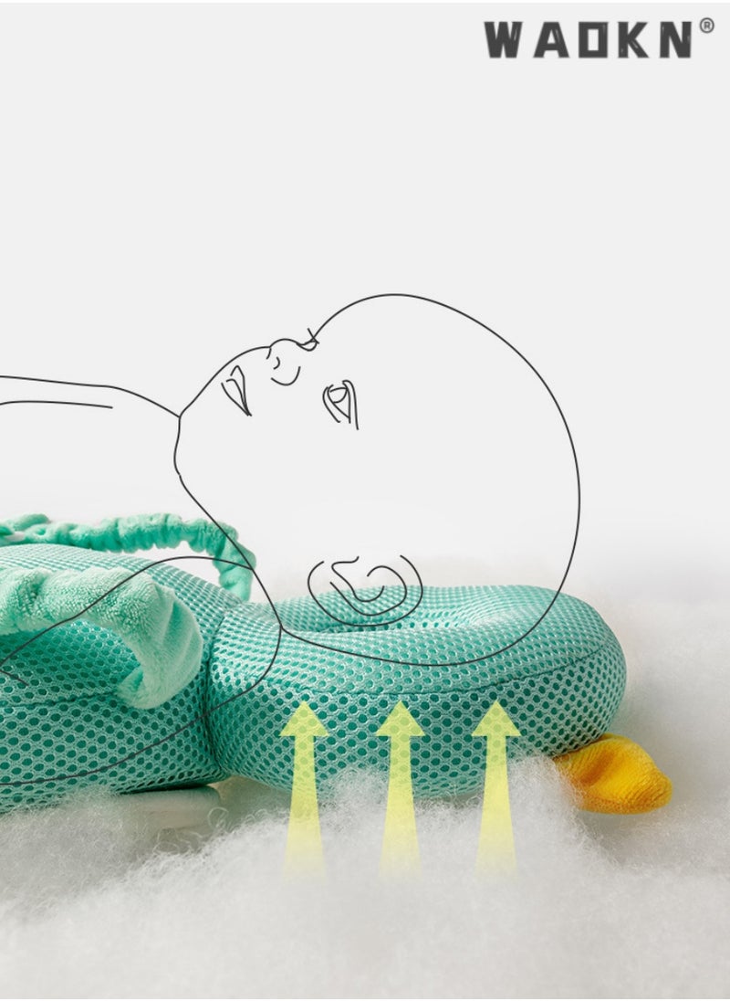 Toddler Baby Head Protection Cushion, Backpack Wear, Infant Support Head Pillows Soft Baby Nursery Pillows Support Head Sleep Pillows (Brown Tiger)