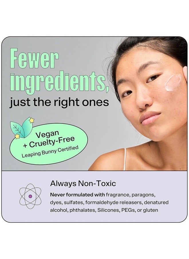 Bubble Slam Dunk Hydrating Moisturizer - Hydrating Face Cream for Dry Skin Made with Vitamin E + Aloe Vera Juice for a Glowing Complexion - Skin Care with Blue Light Protection (50ml)