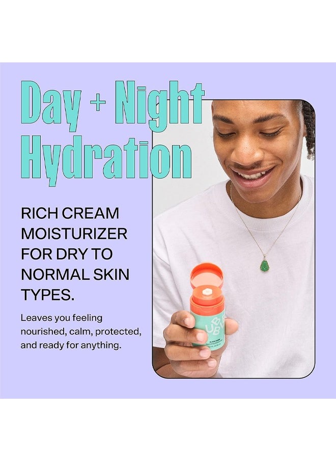 Bubble Slam Dunk Hydrating Moisturizer - Hydrating Face Cream for Dry Skin Made with Vitamin E + Aloe Vera Juice for a Glowing Complexion - Skin Care with Blue Light Protection (50ml)