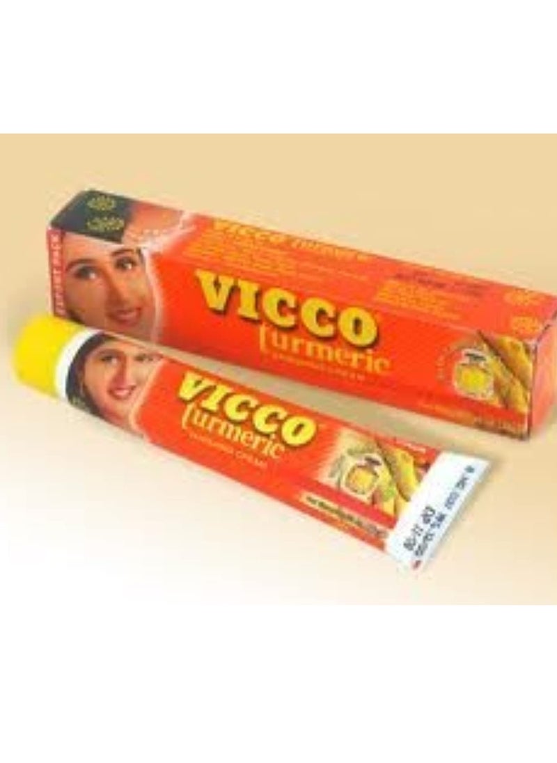 Vicco Turmeric Vanishing Cream (With Sandalwood Oil) Pack of 3 x 50gm