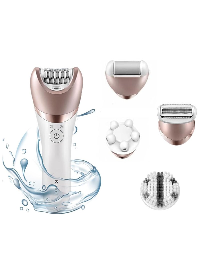 5-In-1 Multi-Function Hair Removal And Beauty Tools For Women - KM-8001 (Saudi Version)
