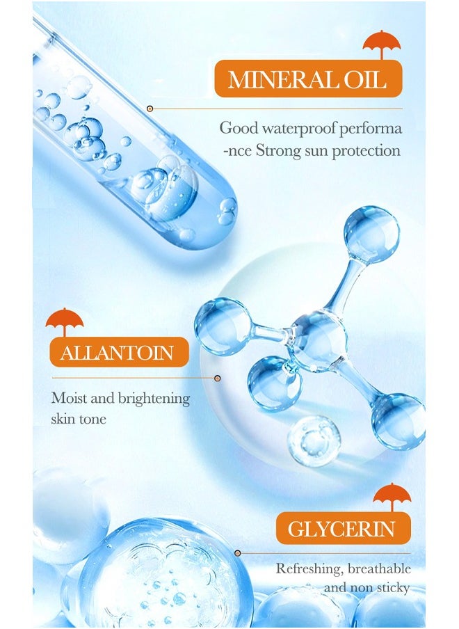 Protection Isolation Sunscreen,Double tube multi-effect, repair isolation, sun protection, UV protection 50g