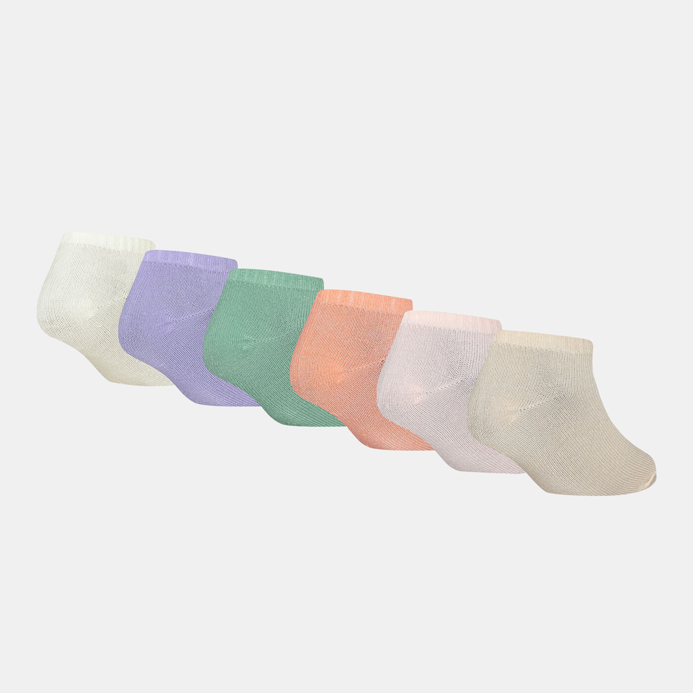 Kids' NHG Metallic Swoosh No-Show Socks (6 Pack)