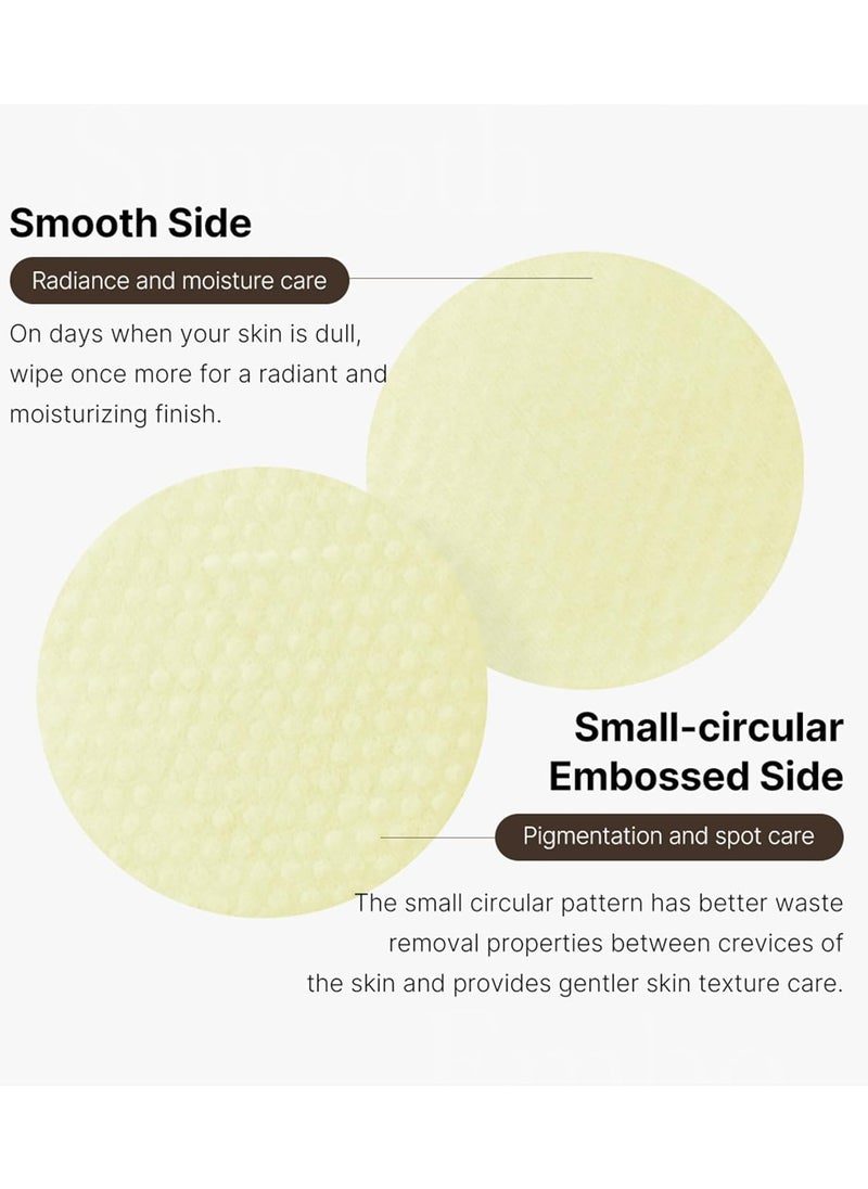 Deep Vita C Facial Pads, Vitamin C Toner Pads for Uneven Skin Tone, 500,000PPM Vitamin Water & 3 Types of Vitamin, Hydrating & Resurfacing | 70 Sheets