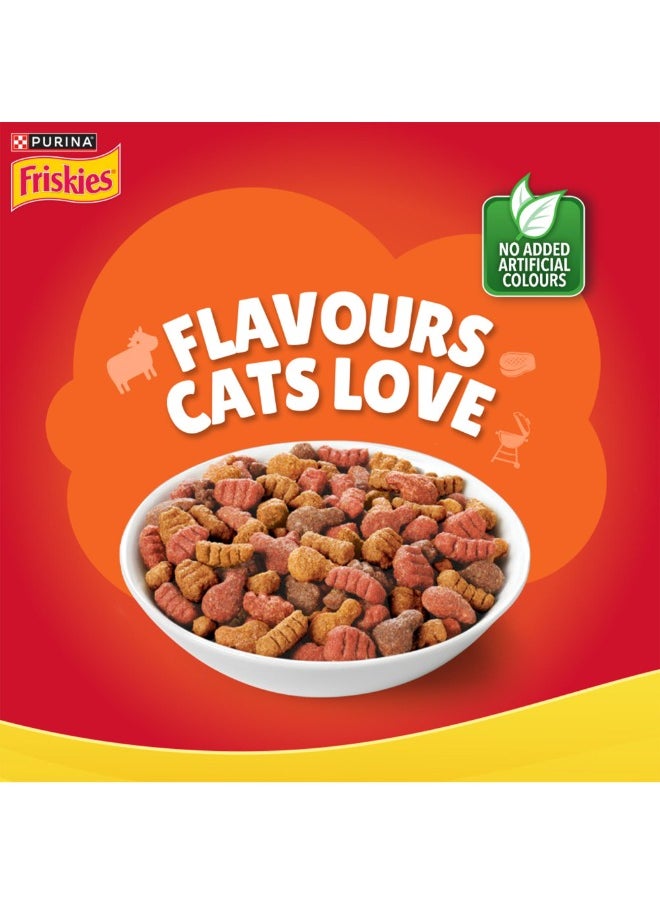 Adult Meaty Grill Dry Cat Food White 1 x 2.5kg