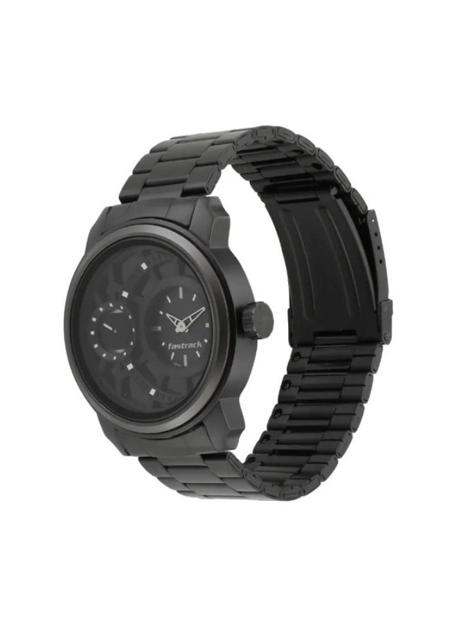 Fastrack Black Dial Analog Watch for Men